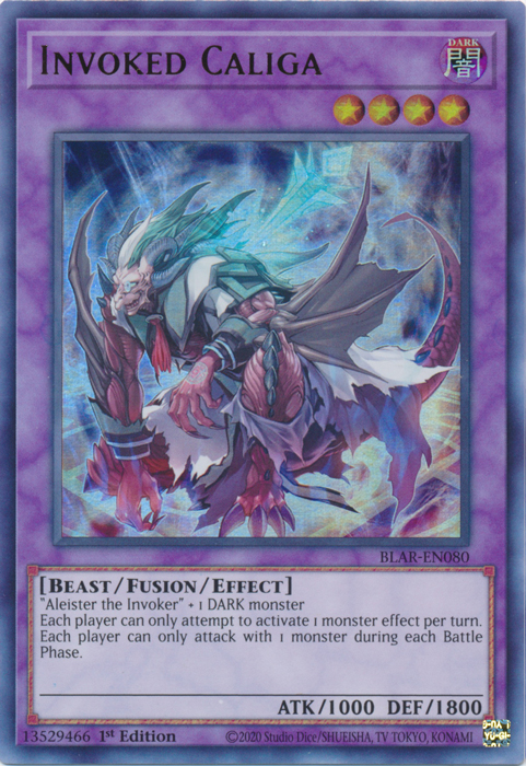 Invoked Caliga [BLAR-EN080] Ultra Rare | Jomio and Rueliete's Cards and Comics