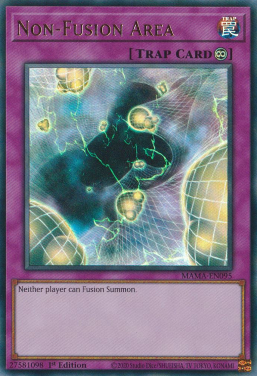 Non-Fusion Area [MAMA-EN095] Ultra Rare | Jomio and Rueliete's Cards and Comics