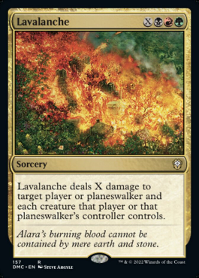 Lavalanche [Dominaria United Commander] | Jomio and Rueliete's Cards and Comics