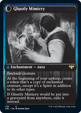 Mirrorhall Mimic // Ghastly Mimicry [Innistrad: Double Feature] | Jomio and Rueliete's Cards and Comics