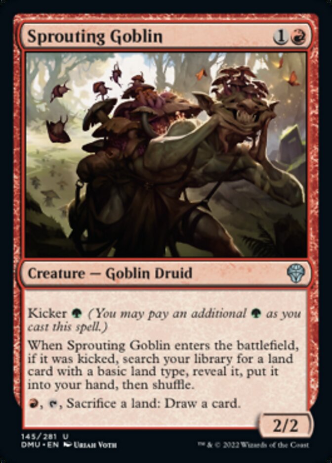 Sprouting Goblin [Dominaria United] | Jomio and Rueliete's Cards and Comics