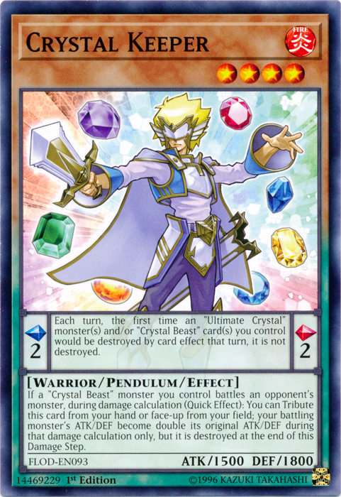 Crystal Keeper [FLOD-EN093] Common | Jomio and Rueliete's Cards and Comics