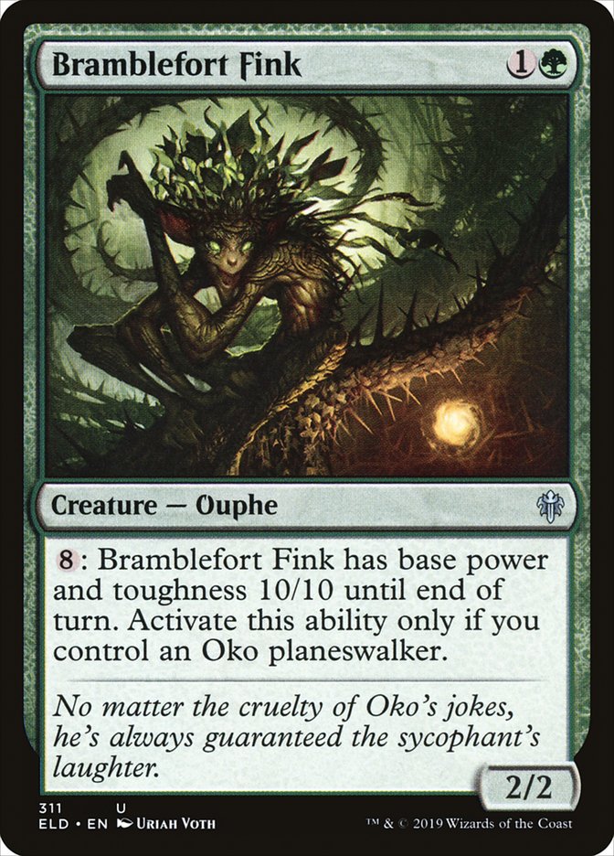 Bramblefort Fink [Throne of Eldraine] | Jomio and Rueliete's Cards and Comics