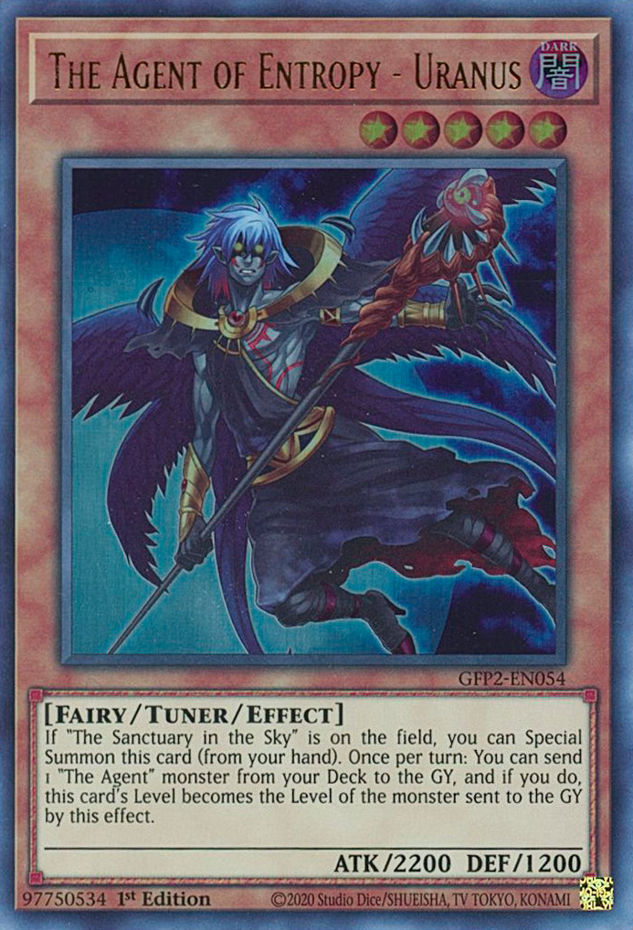 The Agent of Entropy - Uranus [GFP2-EN054] Ultra Rare | Jomio and Rueliete's Cards and Comics
