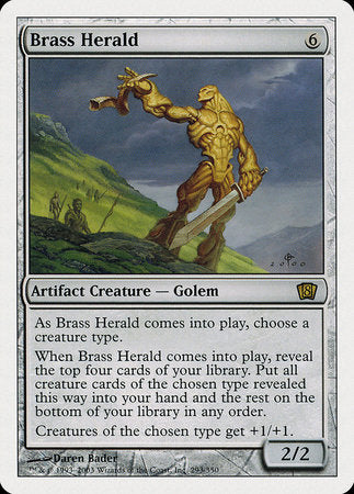 Brass Herald [Eighth Edition] | Jomio and Rueliete's Cards and Comics