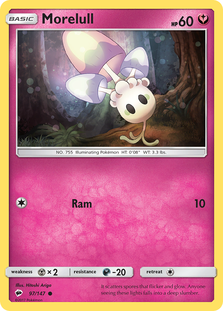 Morelull (97/147) [Sun & Moon: Burning Shadows] | Jomio and Rueliete's Cards and Comics