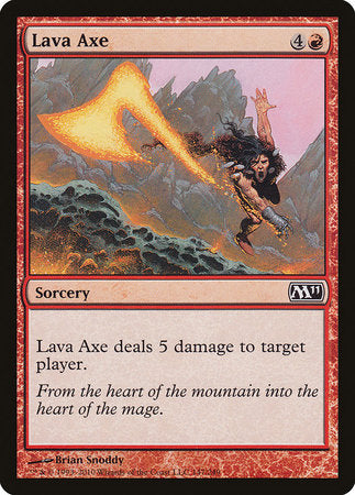 Lava Axe [Magic 2011] | Jomio and Rueliete's Cards and Comics
