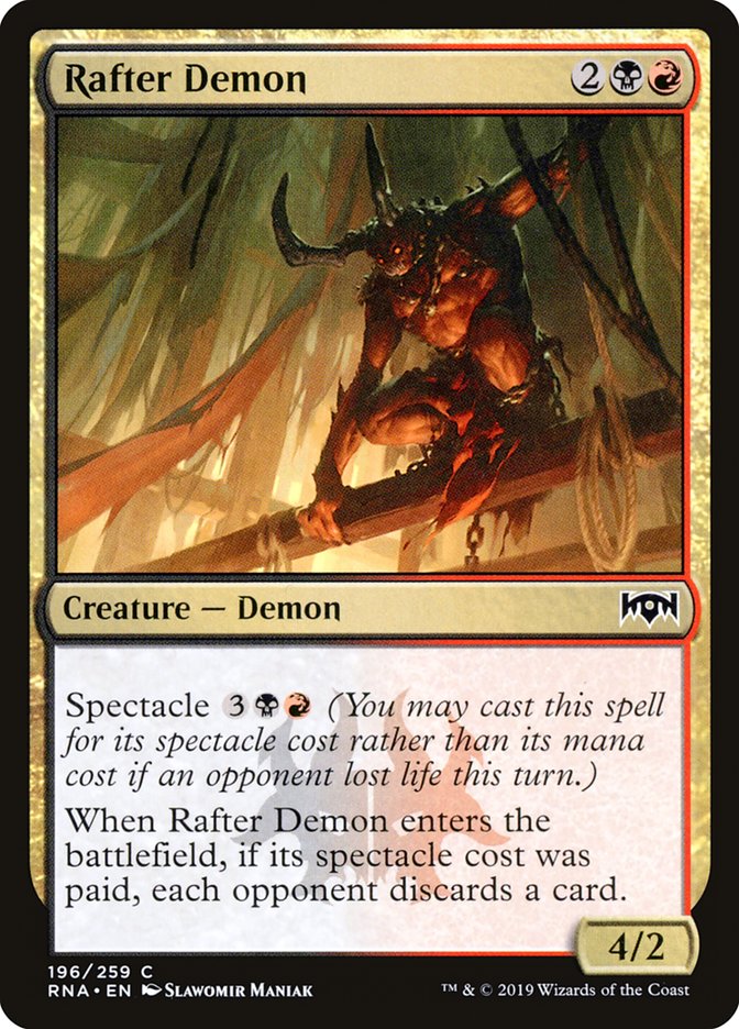 Rafter Demon [Ravnica Allegiance] | Jomio and Rueliete's Cards and Comics