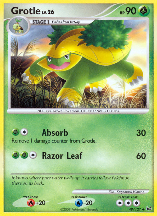 Grotle (49/127) [Platinum: Base Set] | Jomio and Rueliete's Cards and Comics