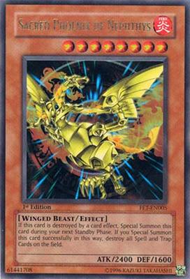Sacred Phoenix of Nephthys [FET-EN005] Ultra Rare | Jomio and Rueliete's Cards and Comics