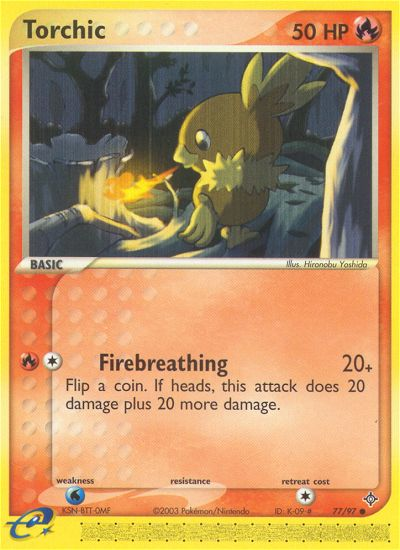 Torchic (77/97) [EX: Dragon] | Jomio and Rueliete's Cards and Comics