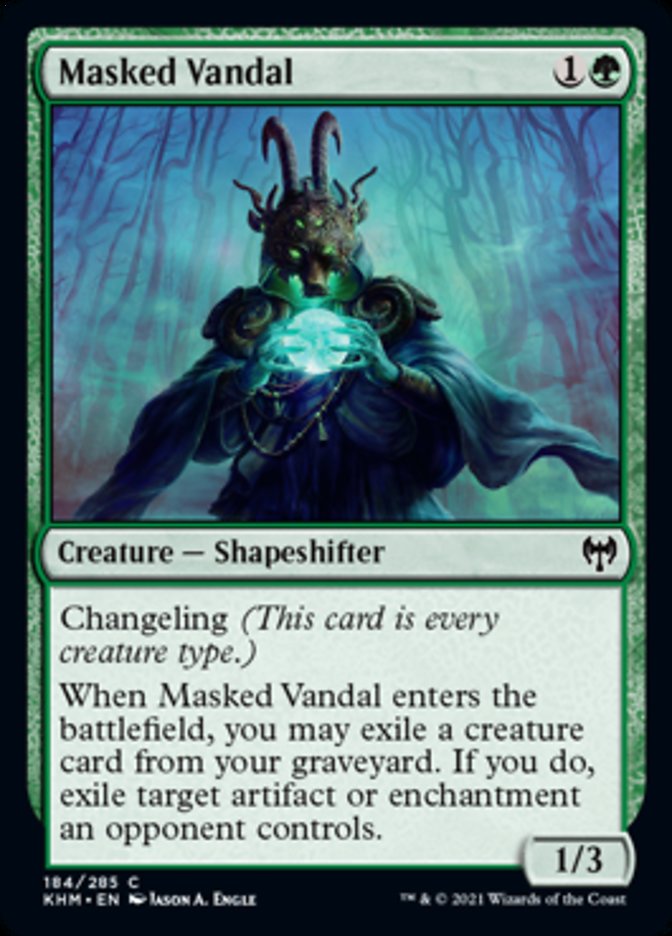 Masked Vandal [Kaldheim] | Jomio and Rueliete's Cards and Comics