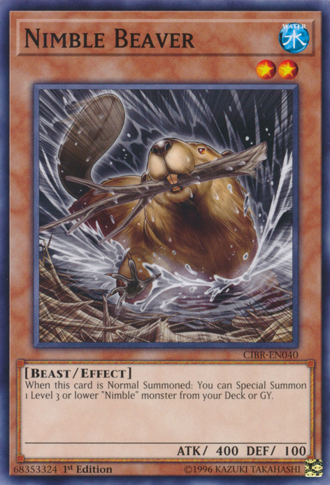 Nimble Beaver [CIBR-EN040] Short Print | Jomio and Rueliete's Cards and Comics