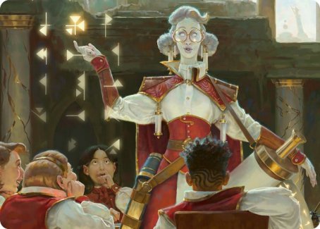 Professor of Symbology Art Card [Strixhaven: School of Mages Art Series] | Jomio and Rueliete's Cards and Comics