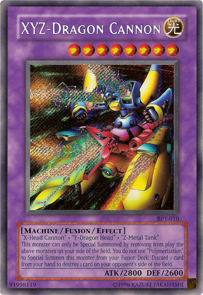 XYZ-Dragon Cannon [BPT-010] Secret Rare | Jomio and Rueliete's Cards and Comics