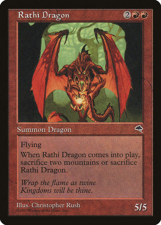 Rathi Dragon [Tempest] | Jomio and Rueliete's Cards and Comics