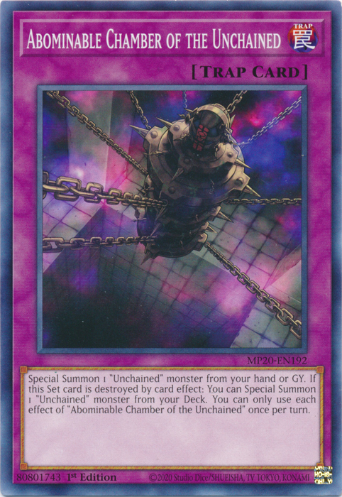 Abominable Chamber of the Unchained [MP20-EN192] Common | Jomio and Rueliete's Cards and Comics