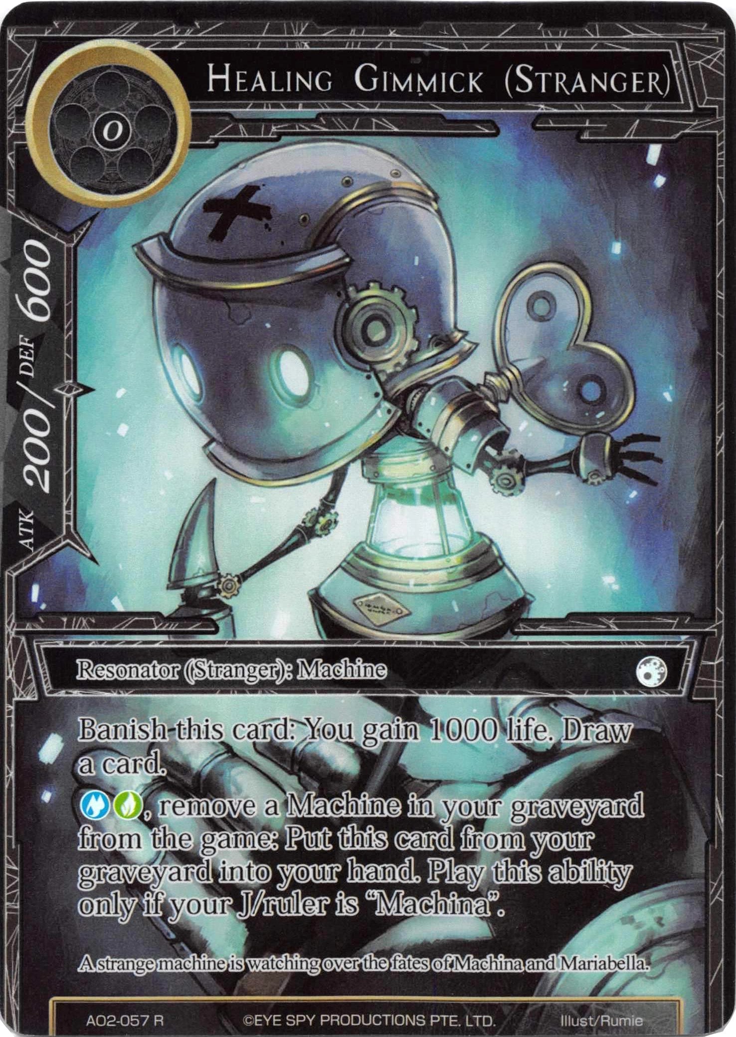 Healing Gimmick (Stranger) (Full Art) (AO2-057) [Alice Origin II] | Jomio and Rueliete's Cards and Comics