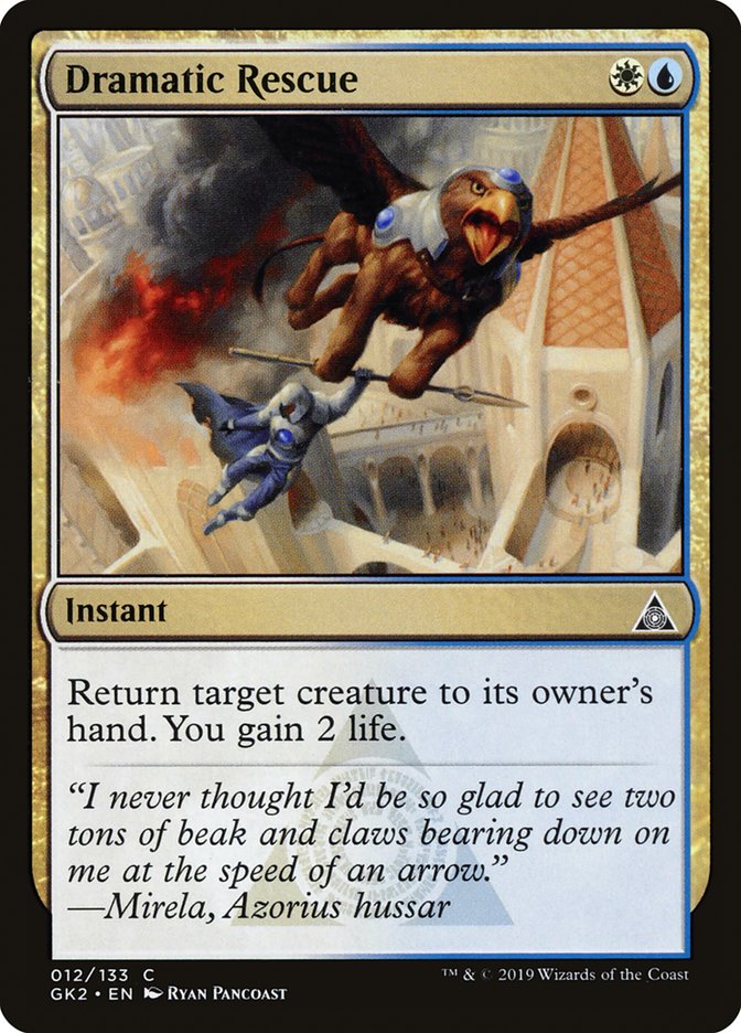 Dramatic Rescue [Ravnica Allegiance Guild Kit] | Jomio and Rueliete's Cards and Comics
