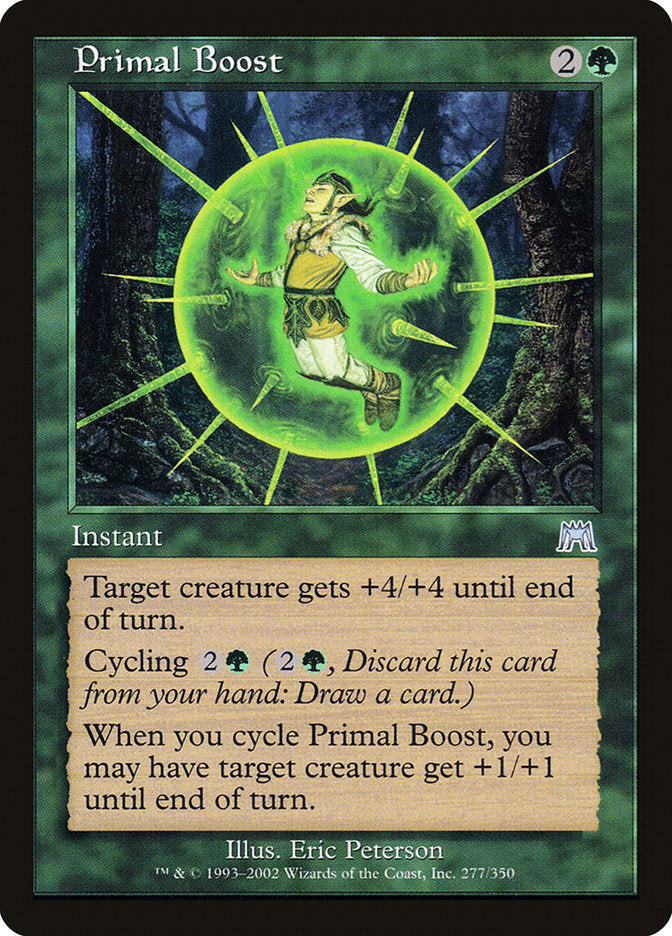 Primal Boost [Onslaught] | Jomio and Rueliete's Cards and Comics