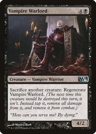 Vampire Warlord [Magic 2014] | Jomio and Rueliete's Cards and Comics