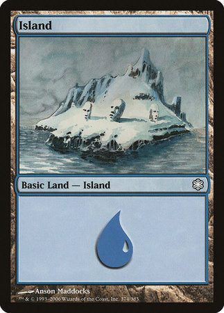 Island (374) [Coldsnap Theme Decks] | Jomio and Rueliete's Cards and Comics