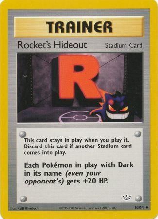 Rocket's Hideout (63/64) [Neo Revelation Unlimited] | Jomio and Rueliete's Cards and Comics