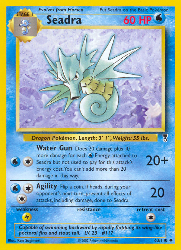 Seadra (63/110) [Legendary Collection] | Jomio and Rueliete's Cards and Comics