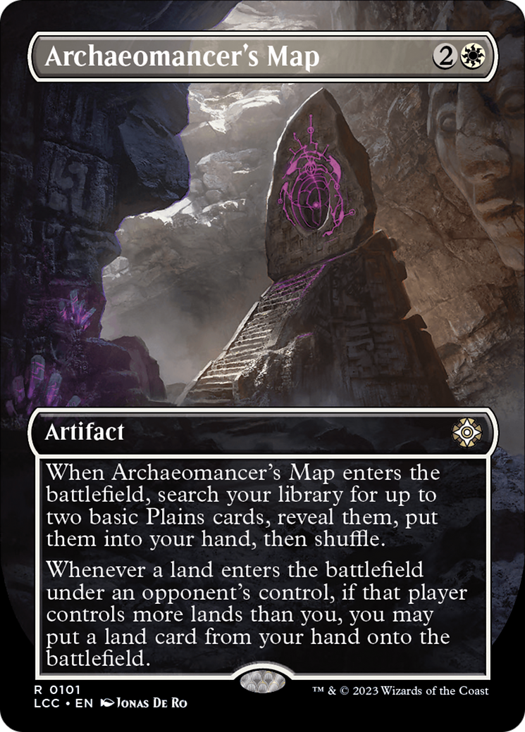 Archaeomancer's Map (Borderless) [The Lost Caverns of Ixalan Commander] | Jomio and Rueliete's Cards and Comics