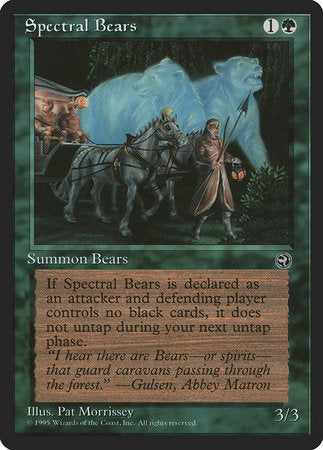 Spectral Bears [Homelands] | Jomio and Rueliete's Cards and Comics