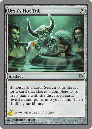Urza's Hot Tub [Unhinged] | Jomio and Rueliete's Cards and Comics