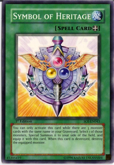 Symbol of Heritage [SOI-EN043] Common | Jomio and Rueliete's Cards and Comics