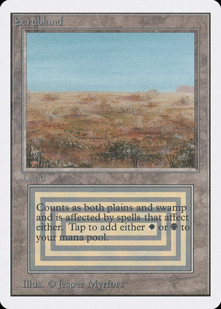 Scrubland [Unlimited Edition] | Jomio and Rueliete's Cards and Comics