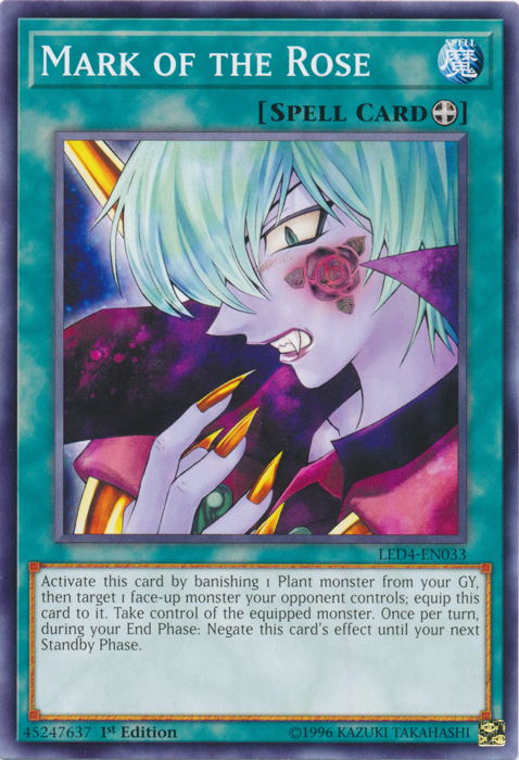 Mark of the Rose [LED4-EN033] Common | Jomio and Rueliete's Cards and Comics