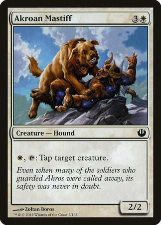 Akroan Mastiff [Journey into Nyx] | Jomio and Rueliete's Cards and Comics