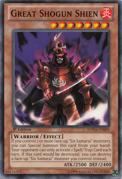 Great Shogun Shien [SDWA-EN009] Common | Jomio and Rueliete's Cards and Comics