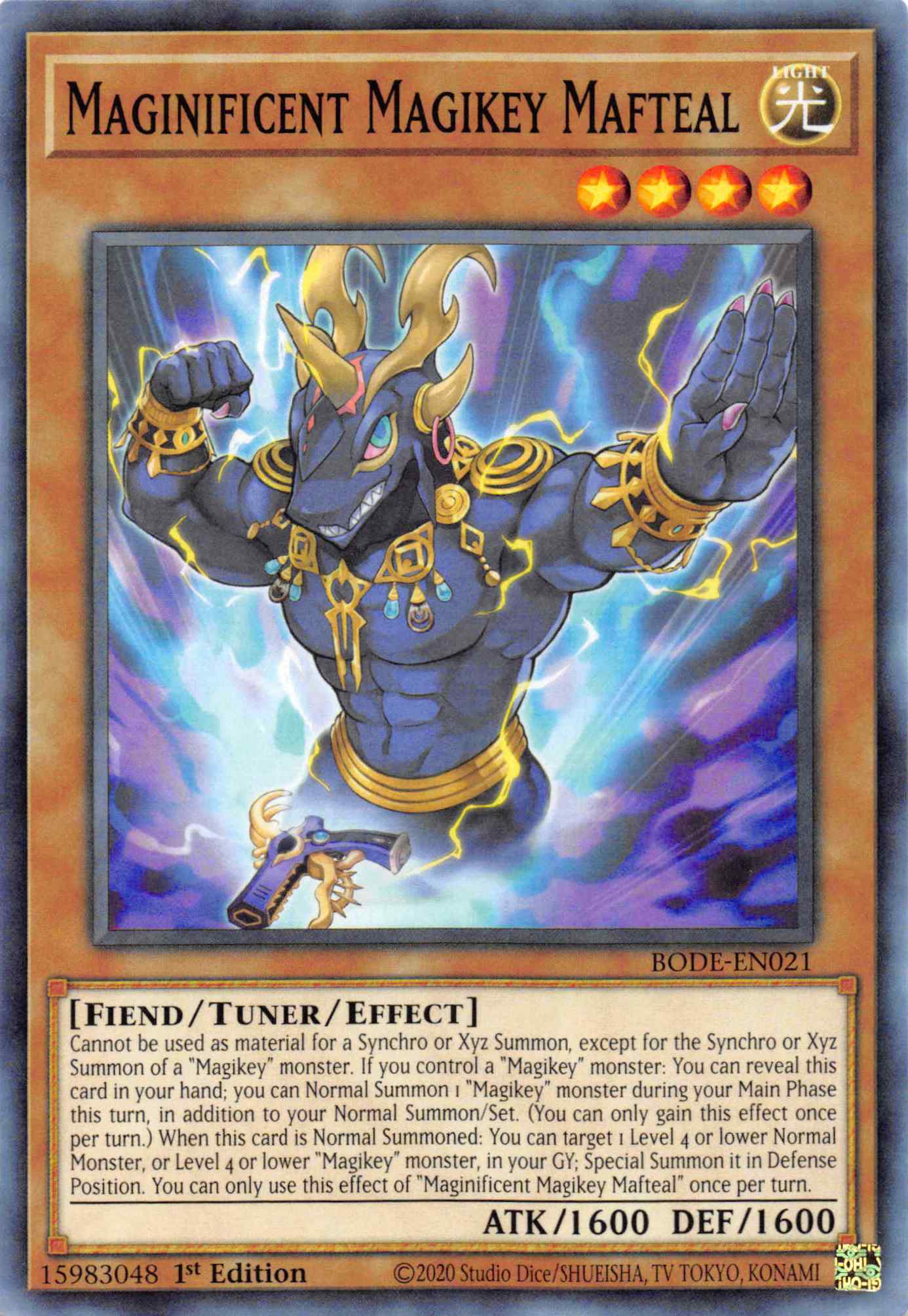 Magnificent Magikey Mafteal [BODE-EN021] Common | Jomio and Rueliete's Cards and Comics