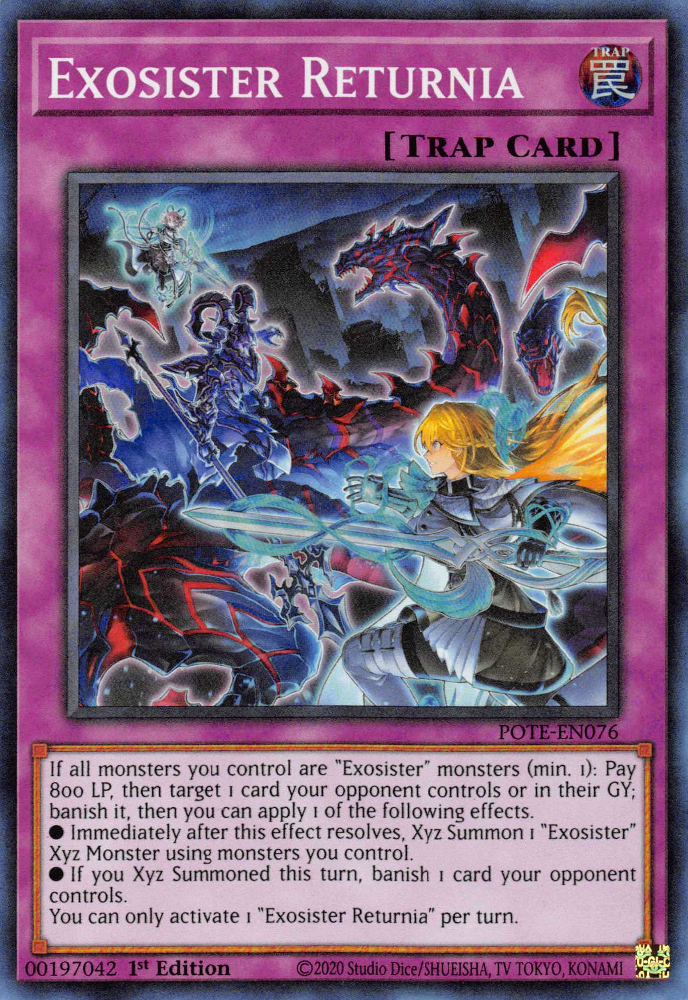 Exosister Returnia [POTE-EN076] Super Rare | Jomio and Rueliete's Cards and Comics