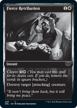 Fierce Retribution [Innistrad: Double Feature] | Jomio and Rueliete's Cards and Comics