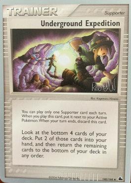 Underground Expedition (140/144) (Rocky Beach - Reed Weichler) [World Championships 2004] | Jomio and Rueliete's Cards and Comics
