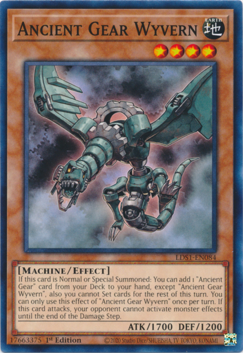 Ancient Gear Wyvern [LDS1-EN084] Common | Jomio and Rueliete's Cards and Comics