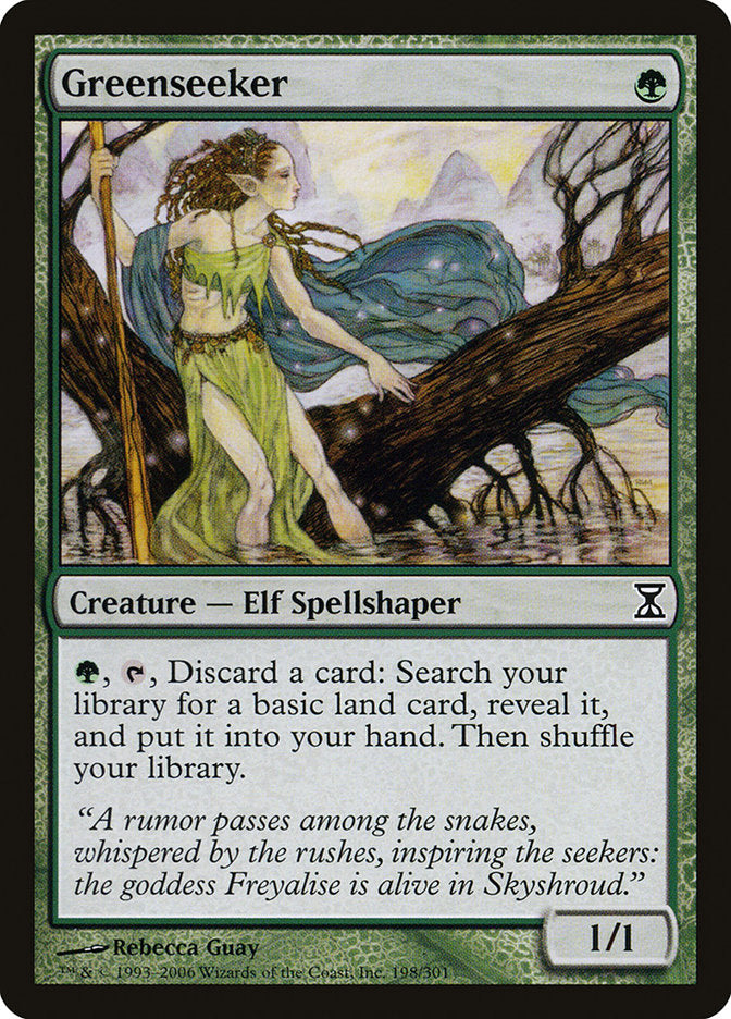 Greenseeker [Time Spiral] | Jomio and Rueliete's Cards and Comics