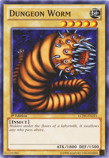 Dungeon Worm [LCJW-EN221] Common | Jomio and Rueliete's Cards and Comics