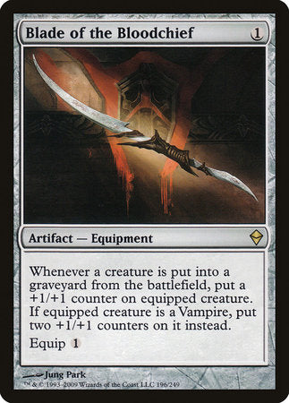 Blade of the Bloodchief [Zendikar] | Jomio and Rueliete's Cards and Comics