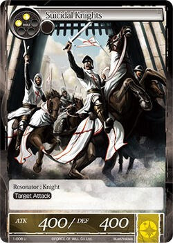 Suicidal Knights (1-008) [The Dawn of Valhalla] | Jomio and Rueliete's Cards and Comics