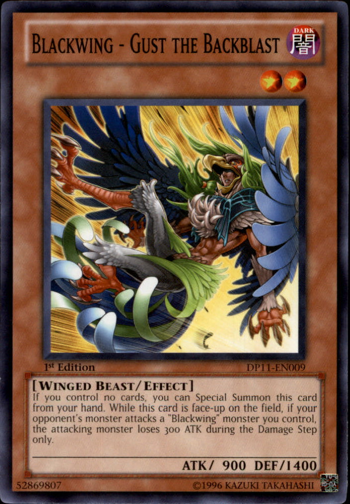 Blackwing - Gust the Backblast [DP11-EN009] Common | Jomio and Rueliete's Cards and Comics