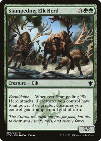 Stampeding Elk Herd [Dragons of Tarkir] | Jomio and Rueliete's Cards and Comics