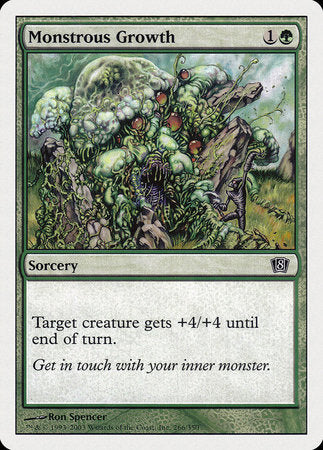 Monstrous Growth [Eighth Edition] | Jomio and Rueliete's Cards and Comics