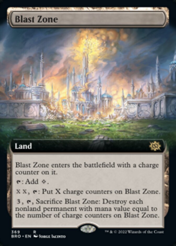 Blast Zone (Extended Art) [The Brothers' War] | Jomio and Rueliete's Cards and Comics