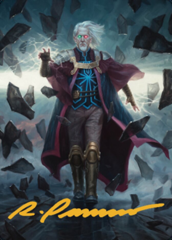 Urza, Planeswalker Art Card (Gold-Stamped Signature) [The Brothers' War Art Series] | Jomio and Rueliete's Cards and Comics